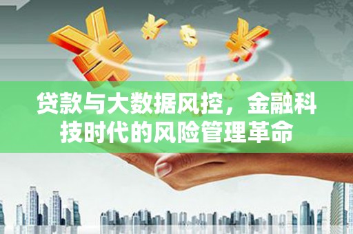 延庆贷款与大数据风控，金融科技时代的风险管理革命