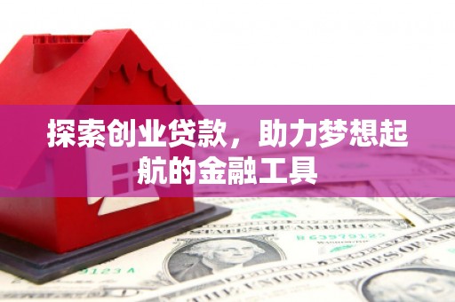 佳冬探索创业贷款，助力梦想起航的金融工具