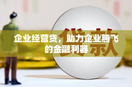 磴口企业经营贷，助力企业腾飞的金融利器