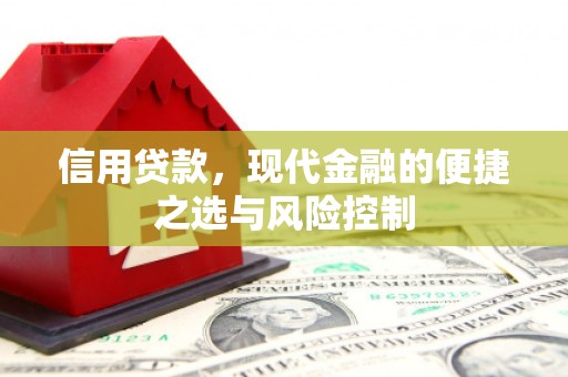 南屯信用贷款，现代金融的便捷之选与风险控制