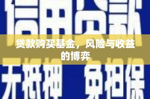灵宝贷款购买基金，风险与收益的博弈