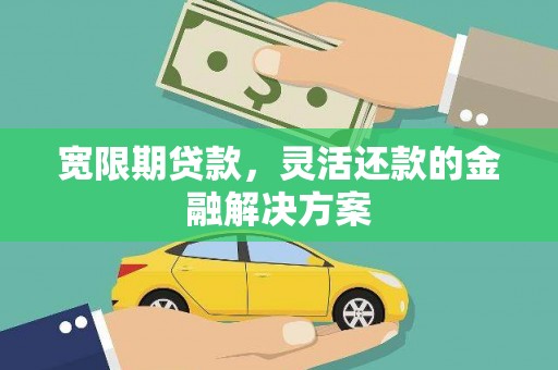 南京宽限期贷款，灵活还款的金融解决方案