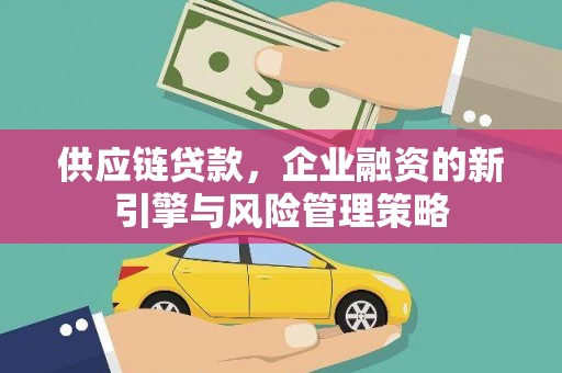 善化供应链贷款，企业融资的新引擎与风险管理策略