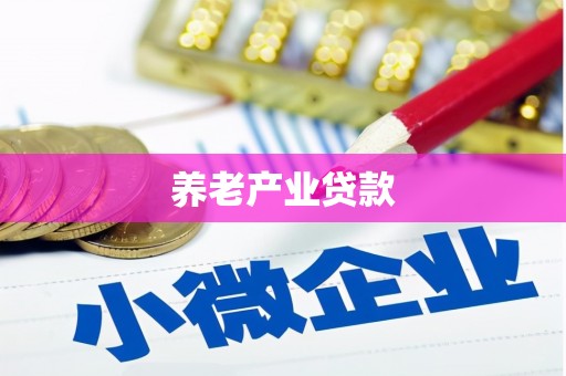 长垣养老产业贷款