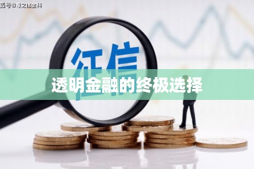 屯门透明金融的终极选择